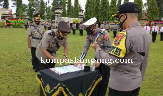 Jabatan Kabag Ops Polres Lampung Utara Di Serah Terimakan