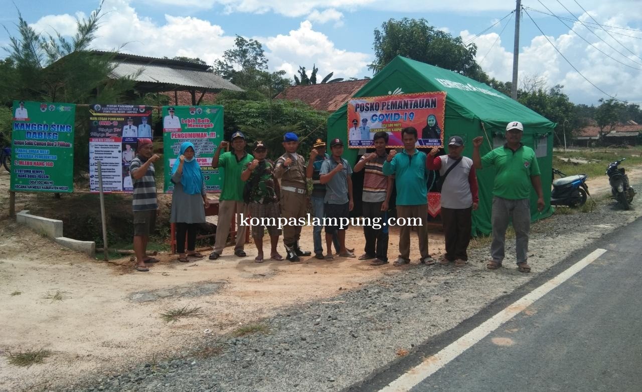 Mesuji Lakukan Pemauntauan Warga Yang Datang Dari Luar Daerah Dengan Mendirikan POSKO