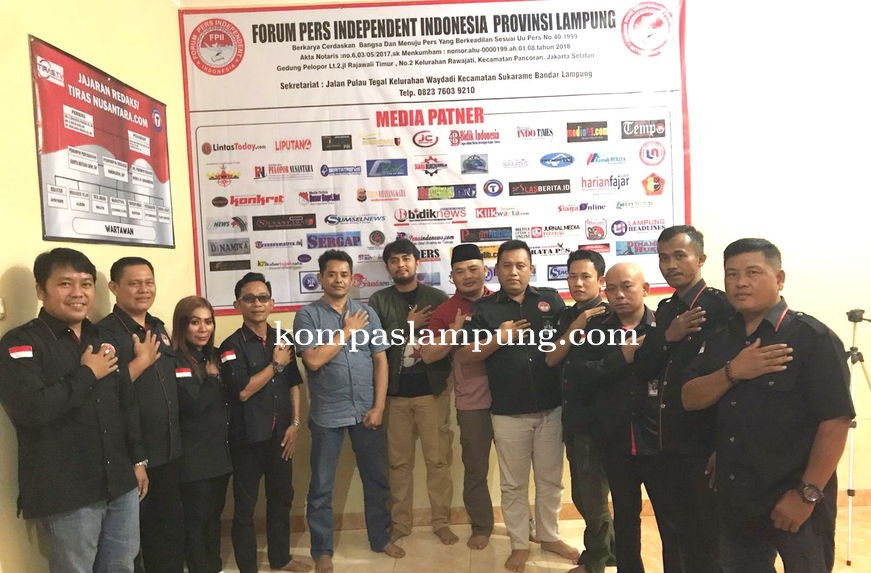 Jajaran Dir Intelkam Polda Lampung Kunjungi FPII Setwil Lampung