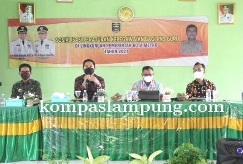 Sebanyak 40 Guru SMPN 6 Metro Ikuti Sosialisasi Peningkatan Pembelajaran