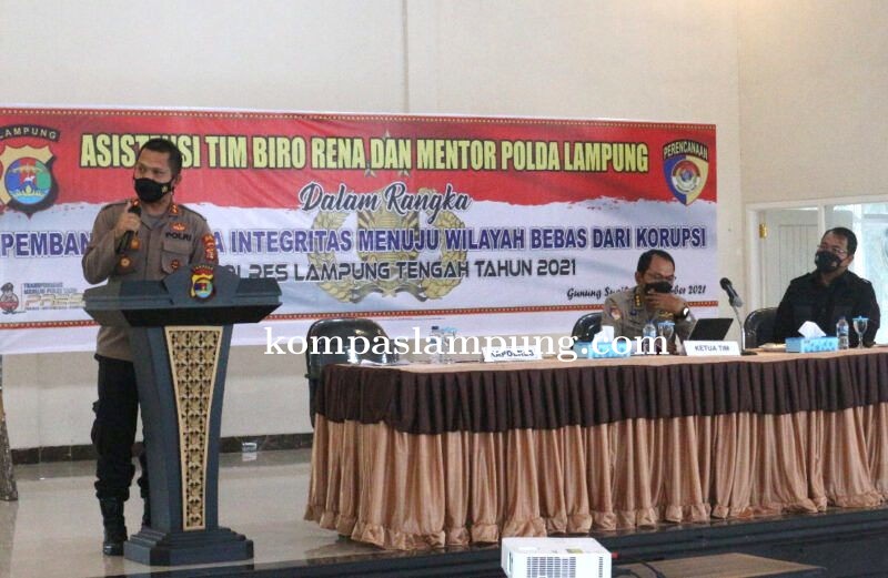 Tim Asistensi ZI Birorena Polda Lampung Kunjungi Polres Lamteng Dalam Rangka Pembangunan Menuju Wila