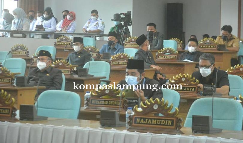 Rapat Paripurna Penyampaian Perubahan KUA dan PPAS Tahun 2021