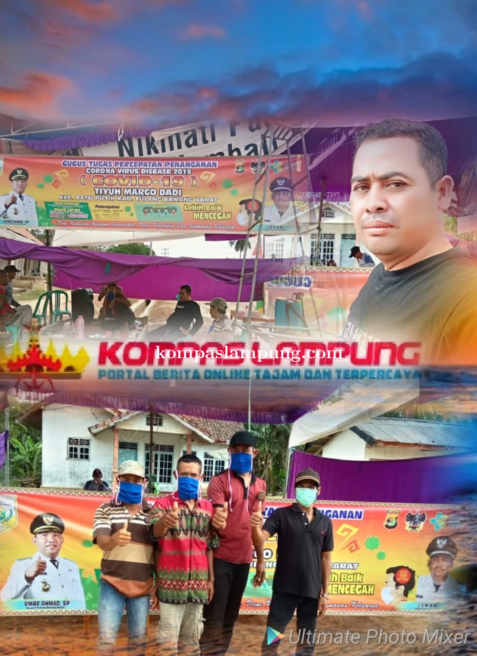 Tiyuh Margo Dadi Antisipasi Penyebaran Covid-19 Dengan Dirikan Posko Pemerikasaa Kesehatan