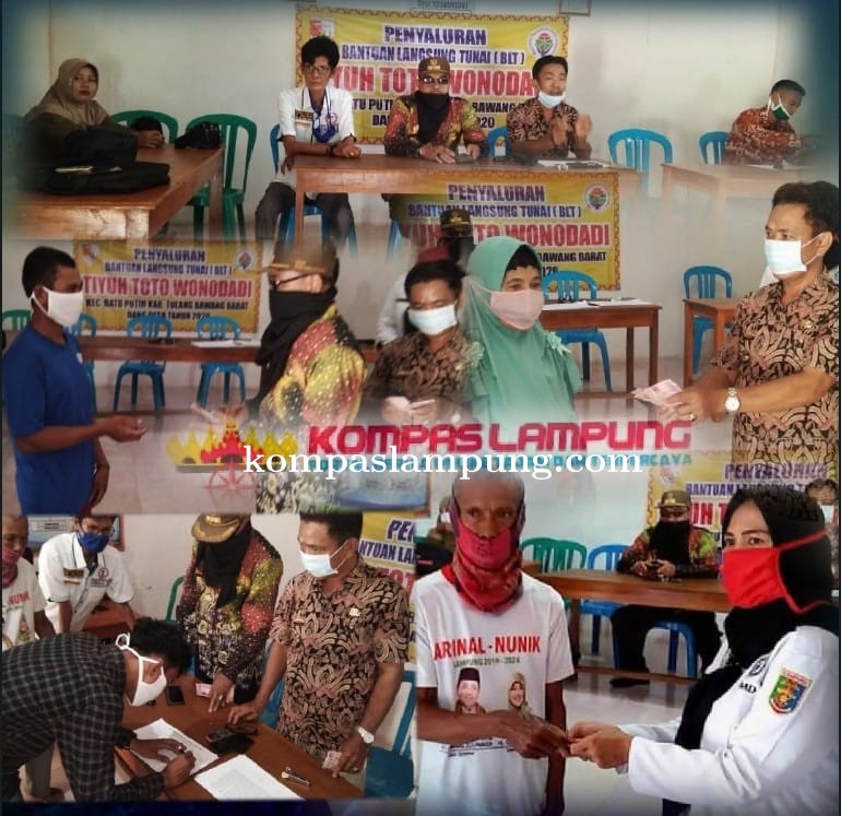 Tiyuh Toto Wonodadi Tubaba Laksanakan Penyaluran BLT Ke 51 KK 