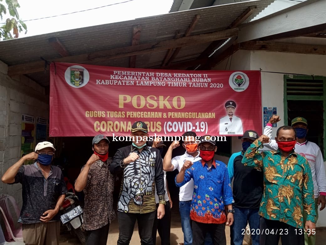 Kades Desa Taholo/Kedaton Dua Salurkan Sebagian 30% Dari Dana Desa (DD) Untuk Covid-19