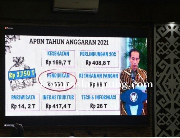 Wali Kota Metro, Menerima Daftar Isian Pelaksanaan Anggaran (DIPA) Melalui Vidio Conferance