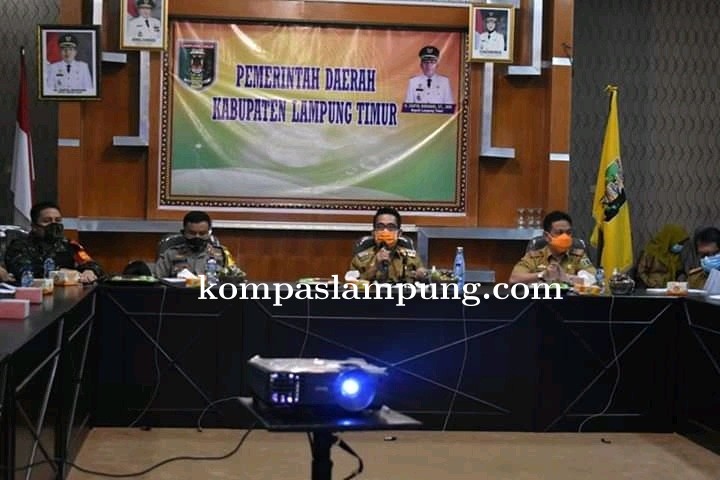 Bupati Lampung Timur Pimpin Rapat Persiapan New Normal 