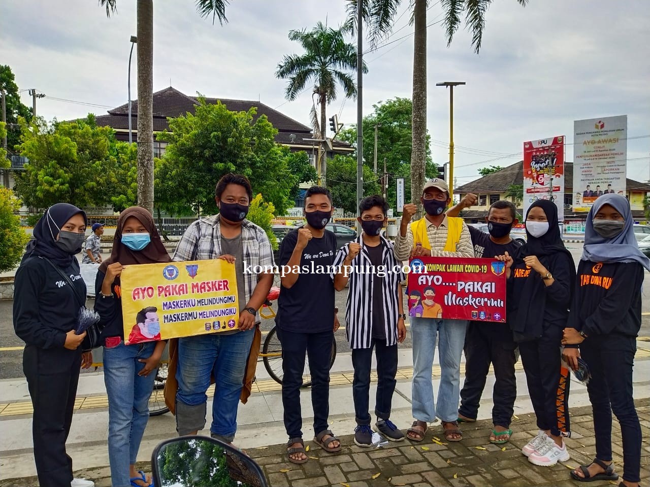 PPDR Kota Metro Sosialisasikan Protokol Kesehatan Dan Bagikan Ratusan Masker