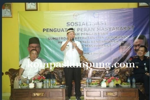 Bupati Lamtim Hadiri Sosialisasi SDKP Di Desa Margasari