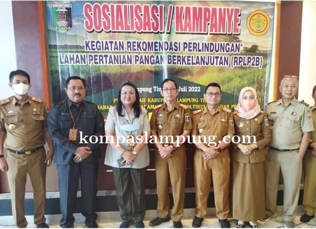 Bupati Hadiri Sosialisasi Kampanye Perlindungan Lahan Pertanian