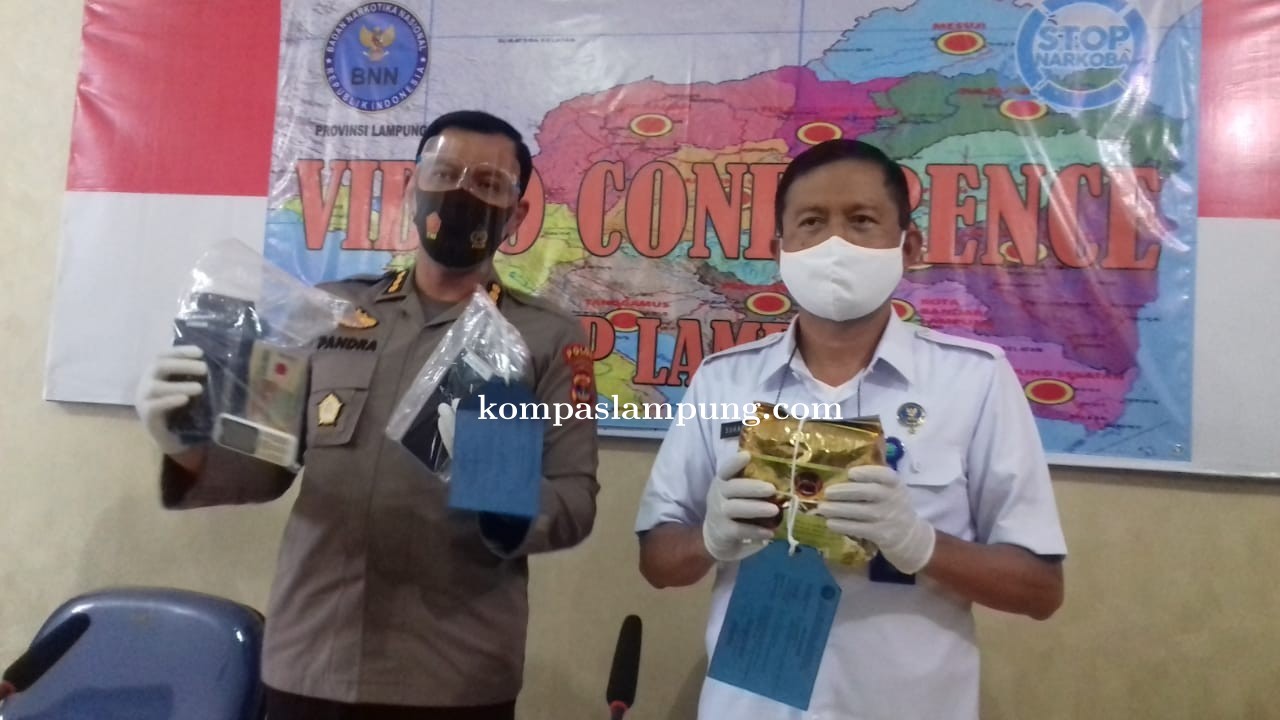 Mencoba Edarkan 1Kg Sabu BNN Provinsi Lampung Amankan Dua Oknum Polisi, Satu Berasal Dari Metro