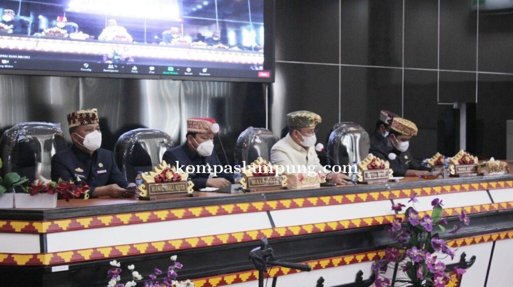 DPRD Metro Rapat Paripurna Tentang Pelaksanaan APBD Thn 2020