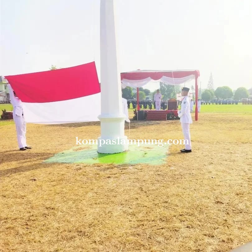 Wabup  Azwar Hadi Jadi Inspektur Upacara Peringatan HUT RI Kab Lamtim