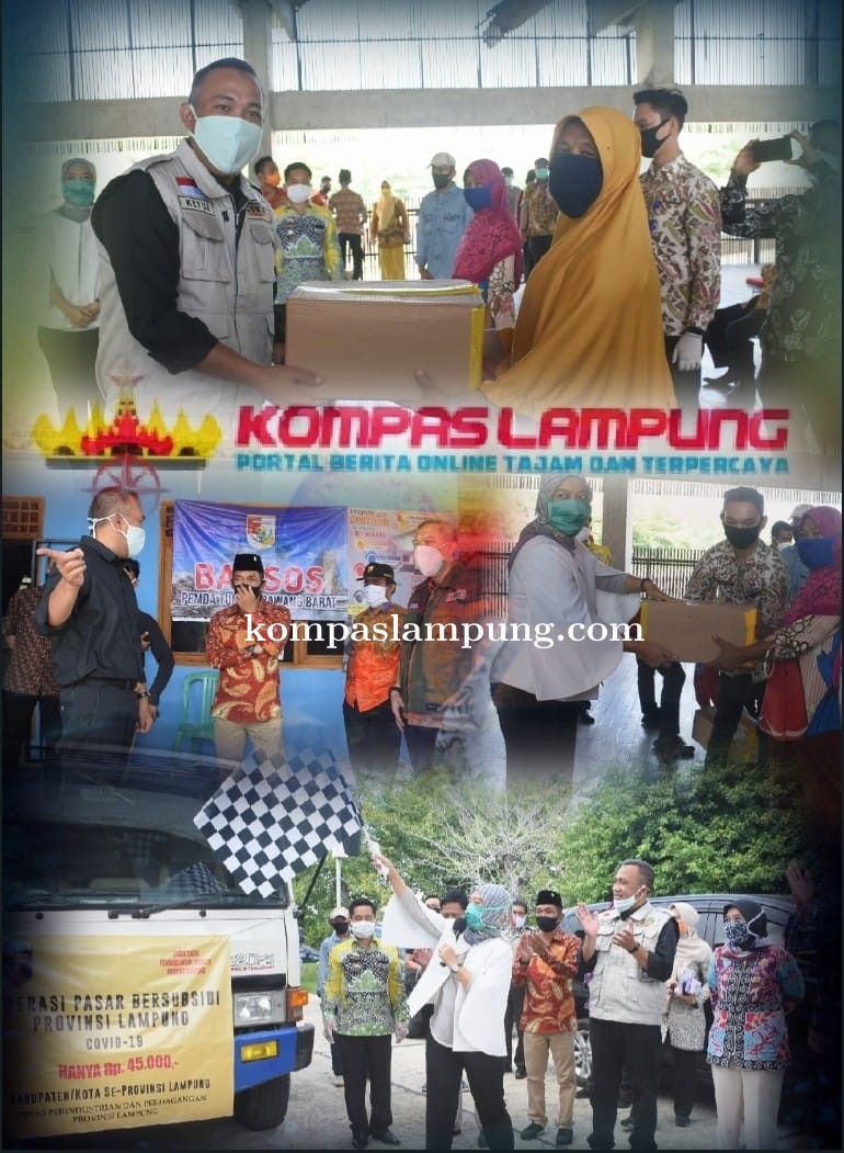 Bupati Tubaba Bersama Wakil Gubernur Lampung hadiri Operasi Pasar Bersubsidi Tubaba