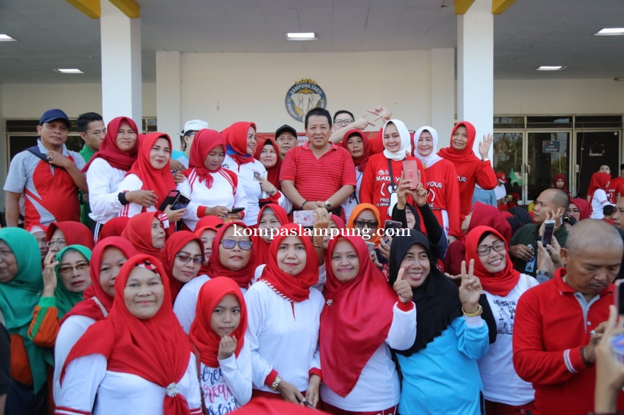 Peringati Hari Jantung Sedunia, Ketua YJI Lampung Ajak Warga Rutin Olahraga