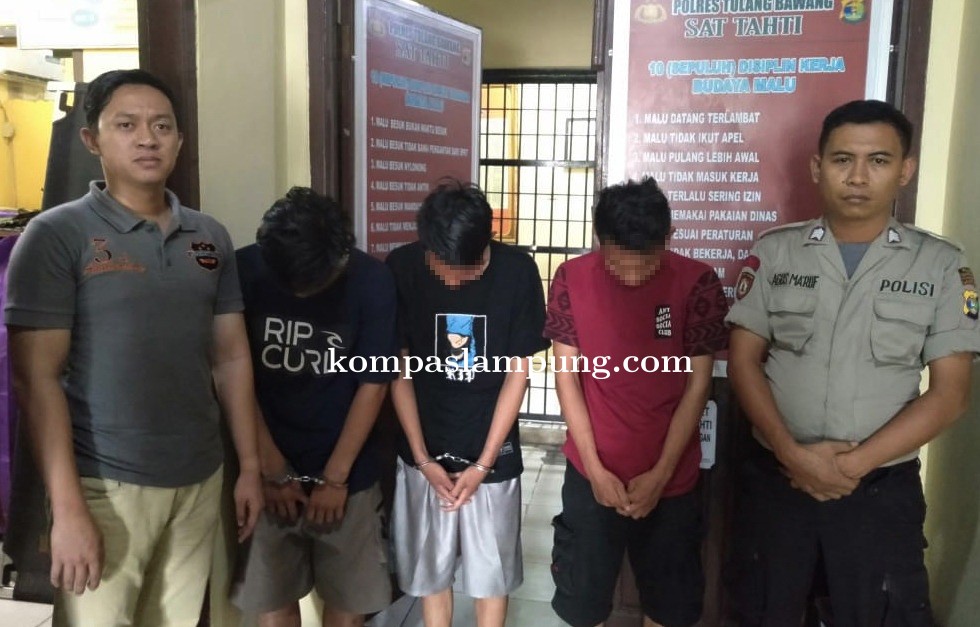 Satreskrim Polres Tulang Bawang Tangkap Komplotan Pelaku Penipuan Juga Merupakan Curanmor