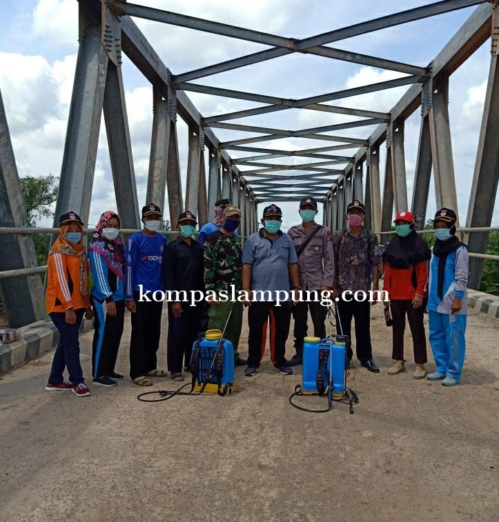 Untuk Kesekian Kalinya Pemerintah Desa Sungai Buaya Mesuji Lakukan Penyemprotan Desinfektan 