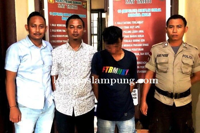 Tekab 308 Polres Tulang Bawang Tangkap Buronan Pelaku Curas Terhadap Pelajar