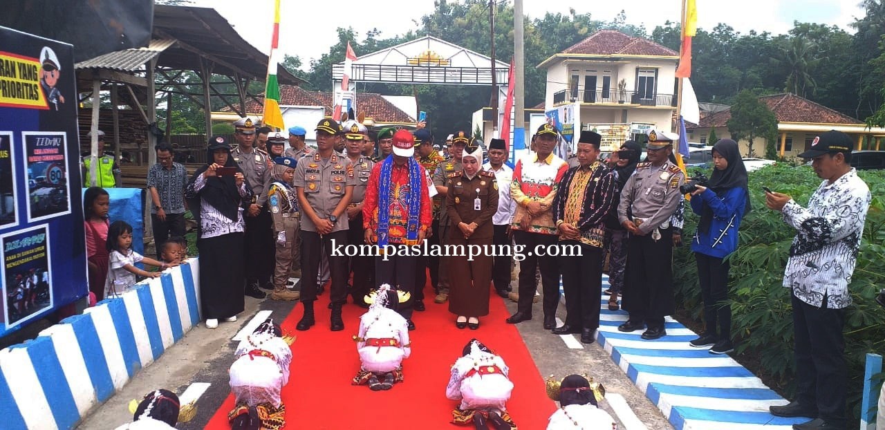 10 Item Penilaian Kampung Tertib Lalu Lintas Polres Tulang Bawang Oleh Ditlantas Polda Lampung 