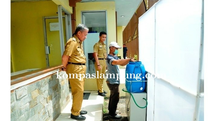 Pemkot Kota Metro Siapkan Bilik Sterilisasi Di Pintu Masuk 