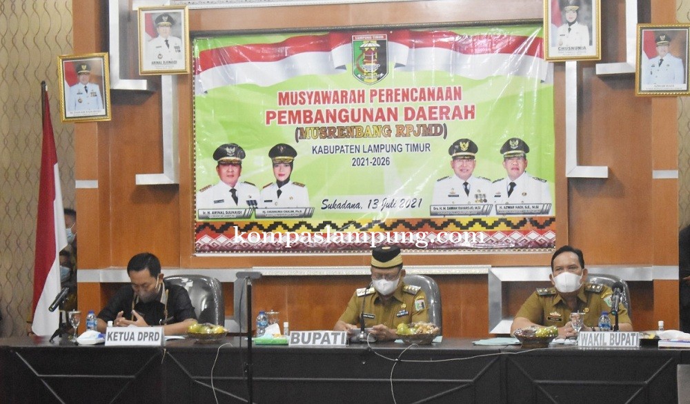 Bupati Lamtim Dawam Rahardjo Gelar MUSRENBANG RPJMD 