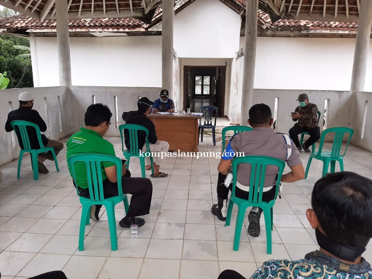 Cegah Dan Memutus Mata Rantai Virus Corona Kecamatan Gunung Terang Rapat Dirikan Posko