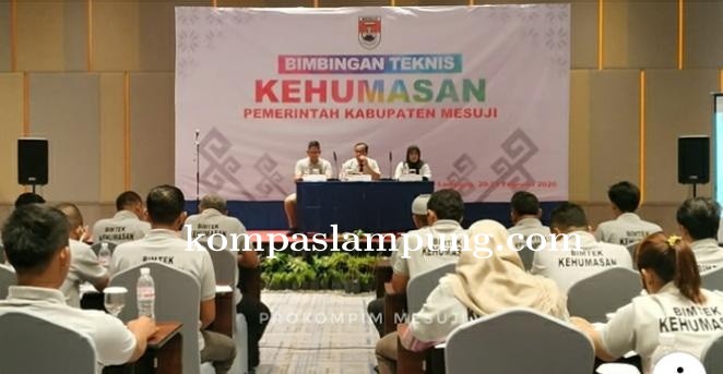 Bagian Protokol Dan Komunikasi Pimpinan Sekretariat Daerah Mesuji Menyelenggarakan Kegiatan Bimtek 