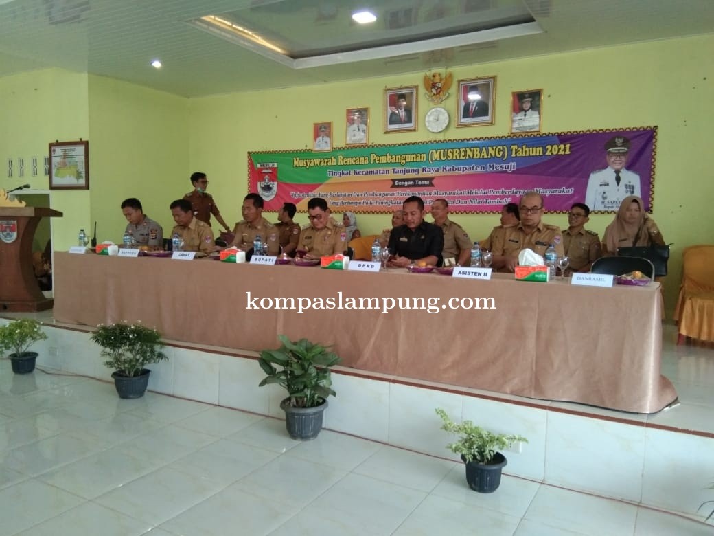 Pelaksanaan Musrenbang Tingkat Kec Tanjung Raya Dalam Upaya Mendukung Visi Misi Pemerintah 