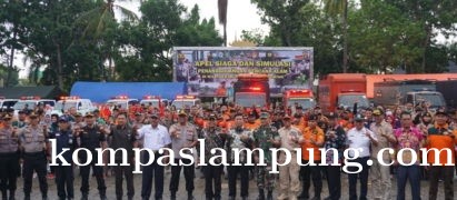 Siaga Bencana Polres  Bersama Unsur Terkait Gelar Simulasi Penanggulangan Bencana Alam
