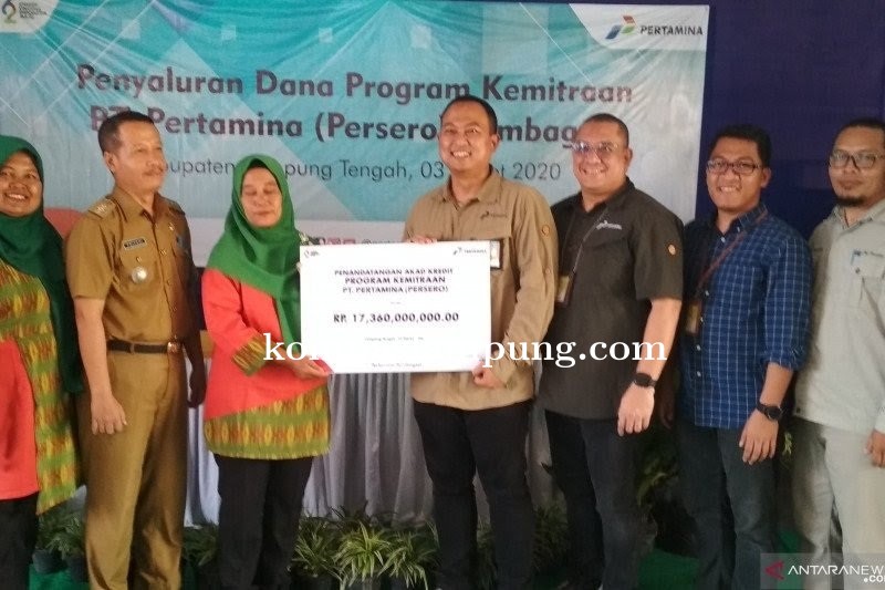 Program Kemitraan Pertamina Bantu Mendorong Kesejahteraan Masyarakatnya Lamteng