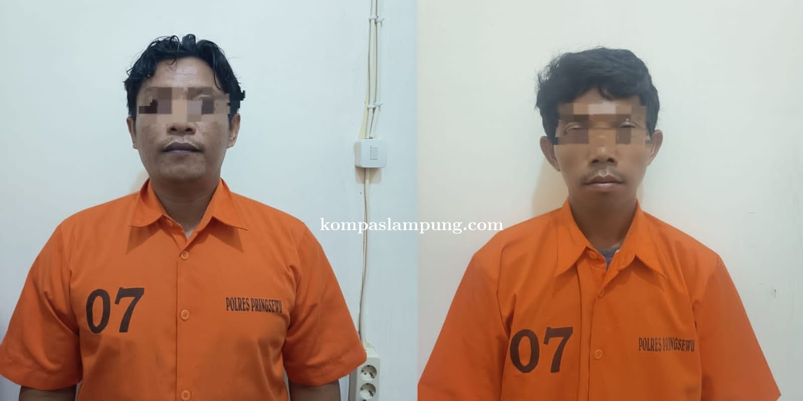 Truk Kredit Digelapkan Dua Pria Dibekuk Polisi Pringsewu