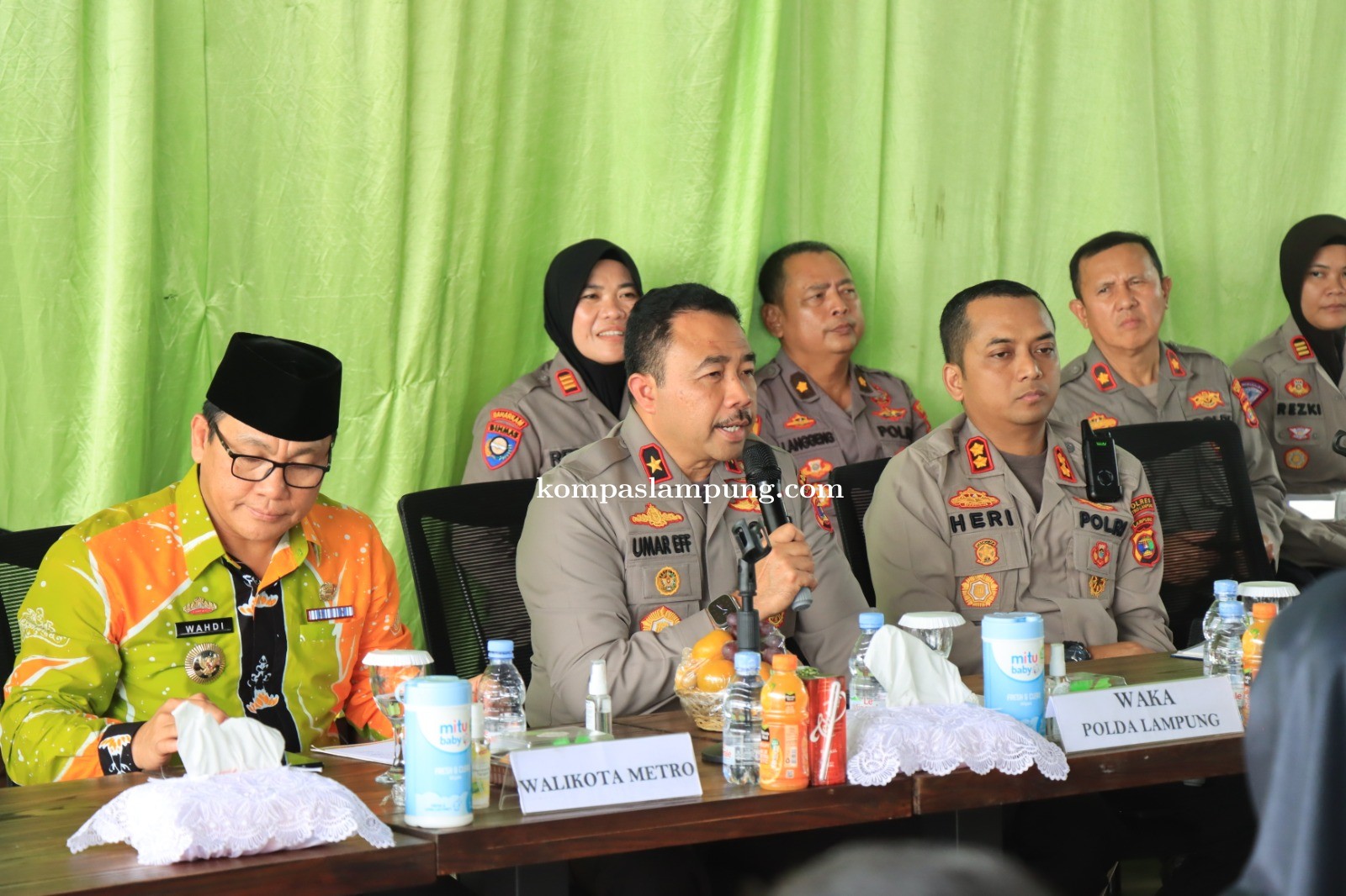 Kapolres Metro Bersama Wakapolda Lampung, Dengarkan Keluhan Masyarakat Kota Metro
