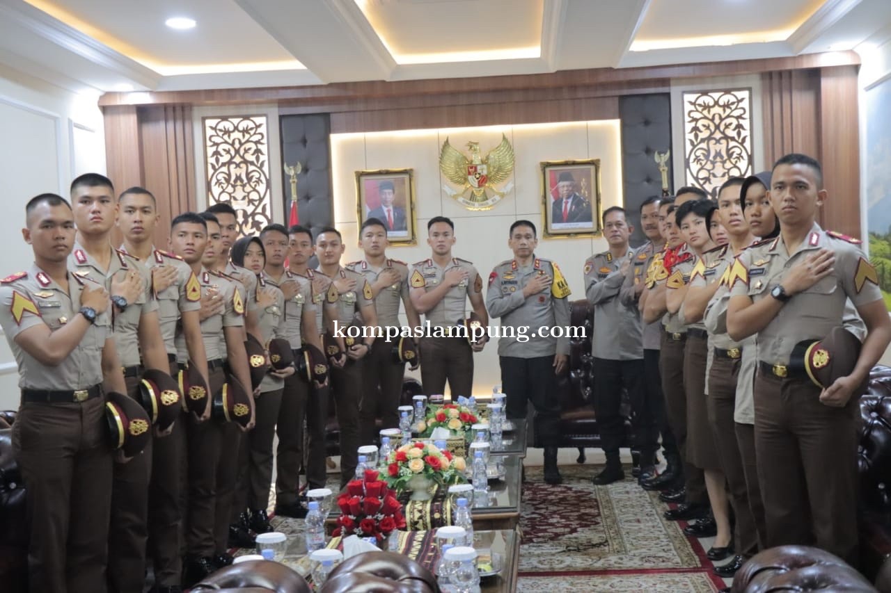 Kapolda Lampung Terima Kunjungan Taruna dan Taruni Akpol