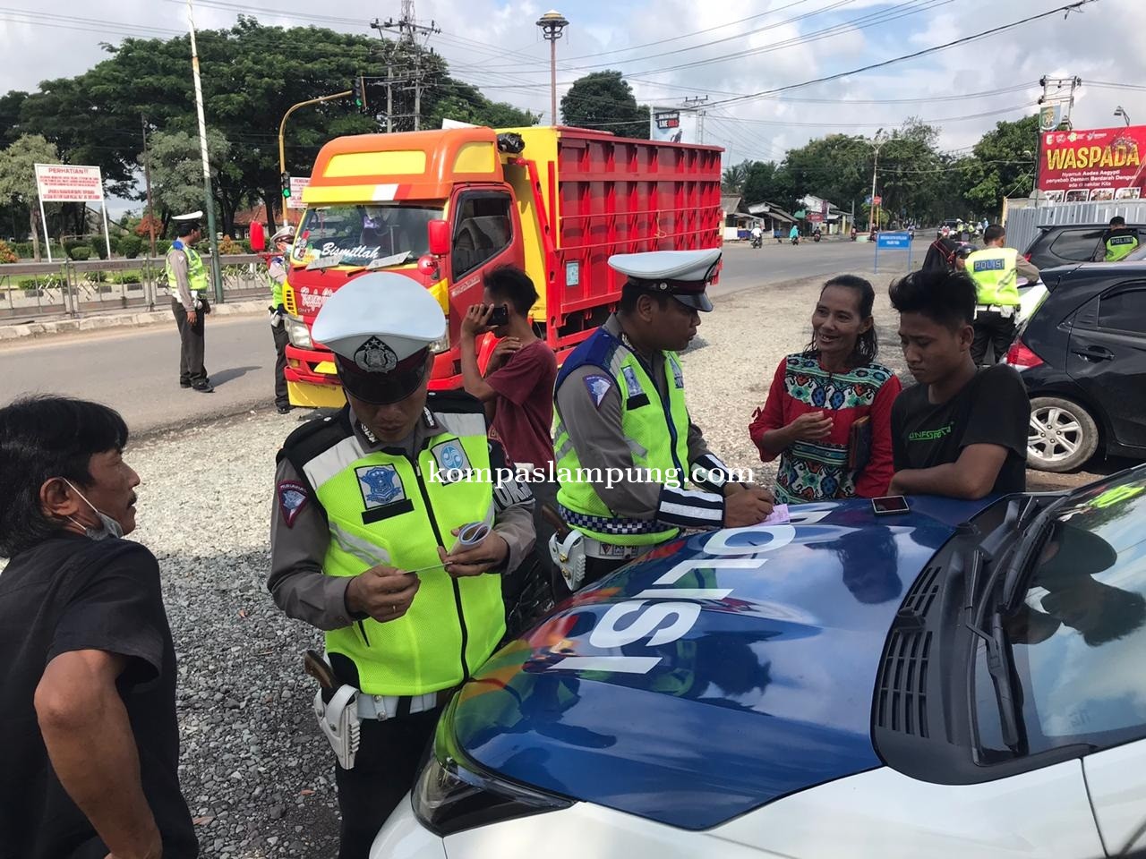 Satlantas Polres Tulang Bawang Gelar Razia Di Menggala