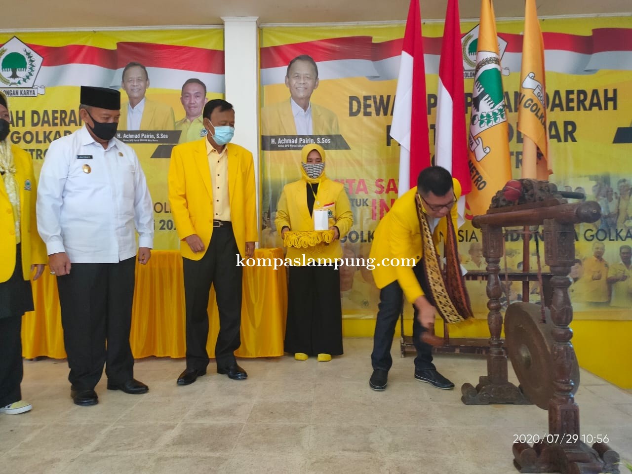 Musda V Partai Golkar Kota Metro: Intruksikan Seluruh Keluarga Besar Golkar Menangkan Pilkada 2020