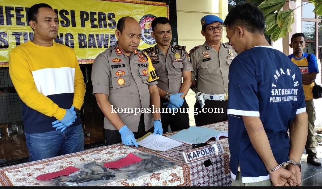 Kapolres Tulang Bawang : Berikut Modus Operandi Spesialis Pelaku Curas Yang Sudah Residivis 4 Kali