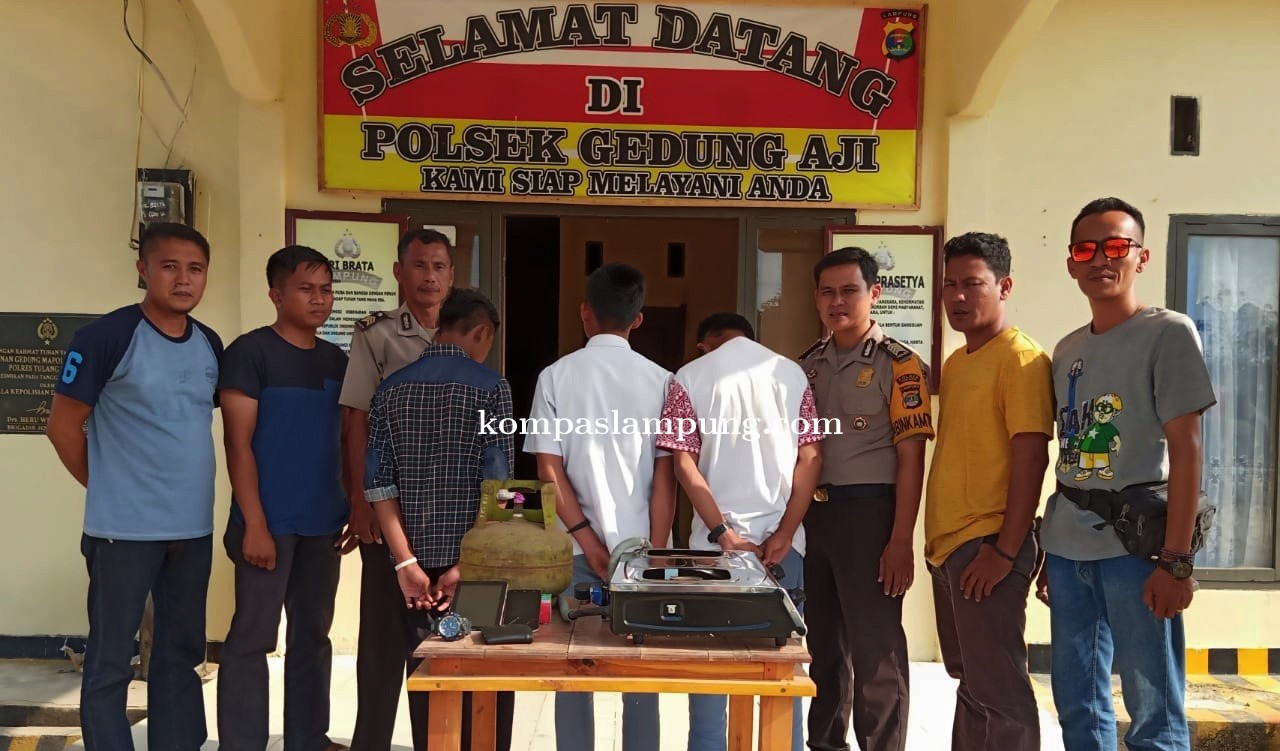Polisi Tangkap Tiga Remaja Pelaku Curat di SMA Negeri 1 Gedung Aji, Dua Diantaranya Berstatus Pelaja