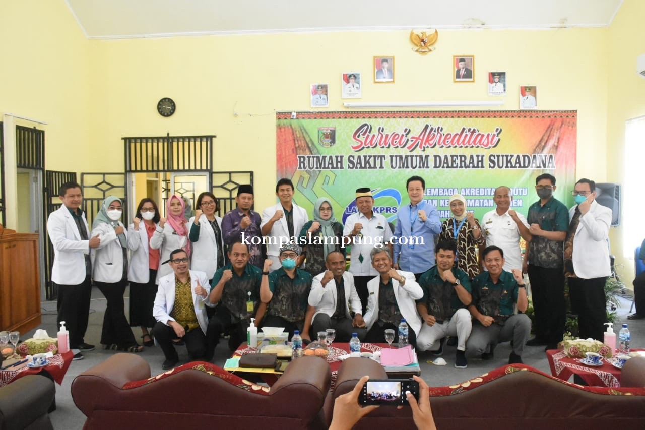 Bupati Lampung Timur Hadiri Acara Penilaian Akreditasi RSUD Sukadana