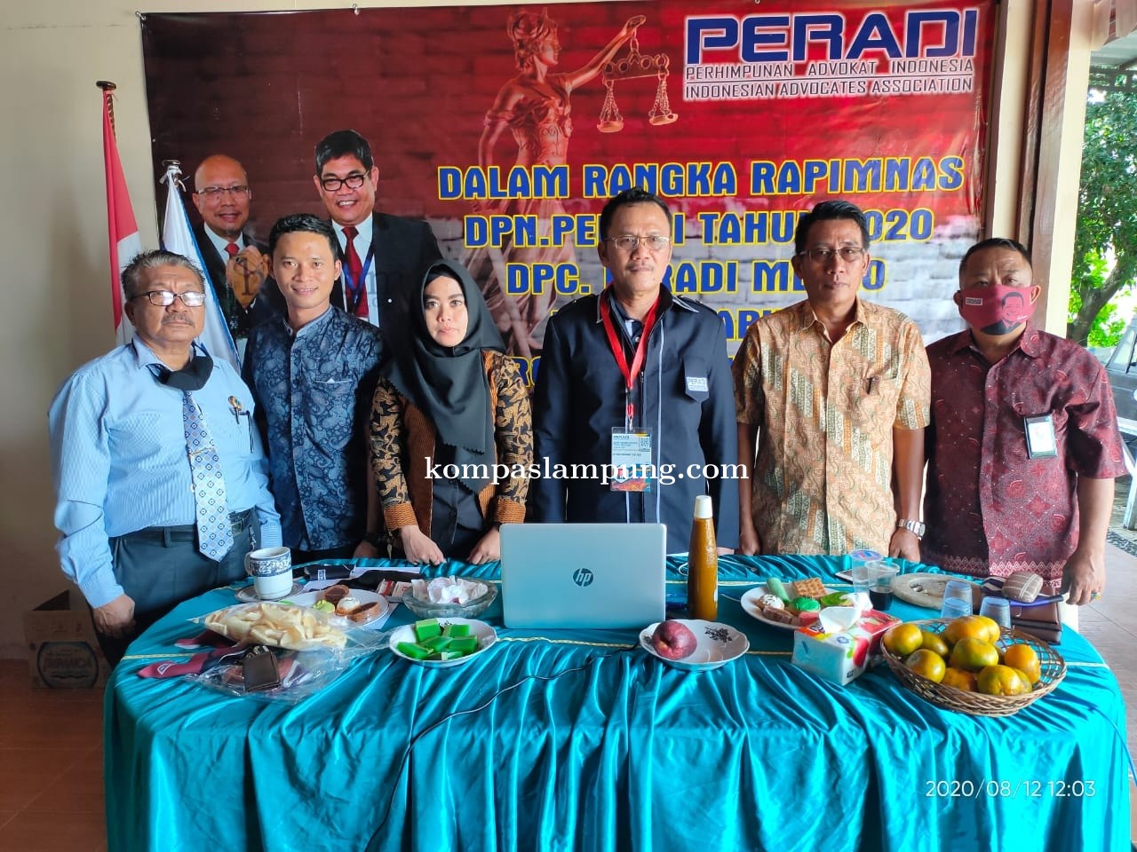 Menjelaskan MUNAS III DPC PERADI Kota Metro Ikuti RAPIMNAS VI Secara Teleconfen