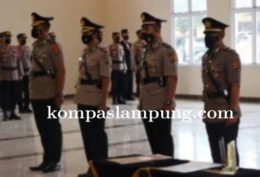 Kapolres Lampung Tengah Pimpin Serah Terima Dua Jabatan Kapolsek