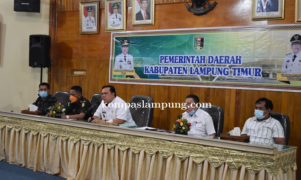 Wabup Lamtim Rapat Permasalahan Tanah Sengketa Eks laskar 45 Dan PT Mitsugoro