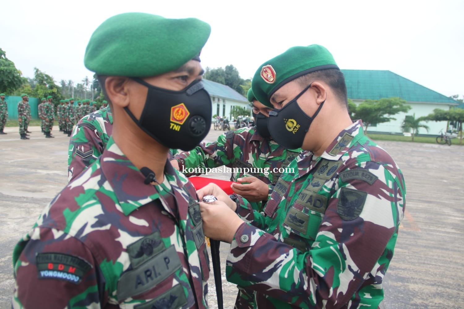 Dandim 0429/Lampung Timur Pimpin Acara Korps Raport Anggota Pindah Satuan