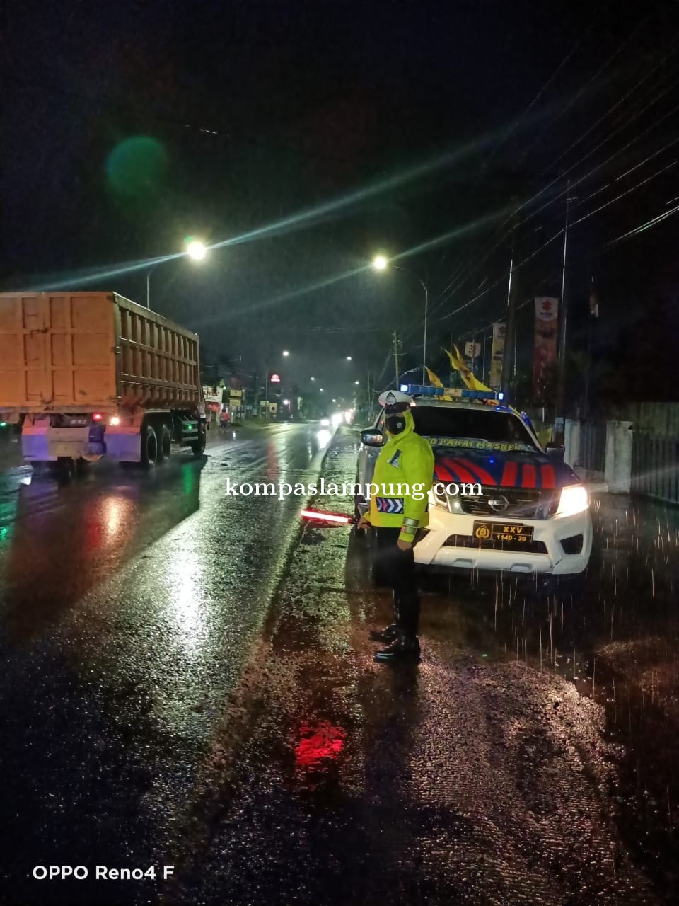 Untuk Mencegah Tindak Kejahatan Kamtibmas Polres Lamteng Melakukan Patroli Rutin.