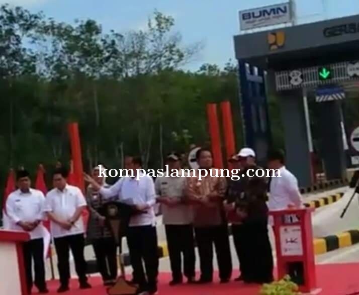  Jalan Tol Trans Sumatera Ruas Terbanggi Besar - Kayu Agung Akhirnya Resmi Beroperasi. 
