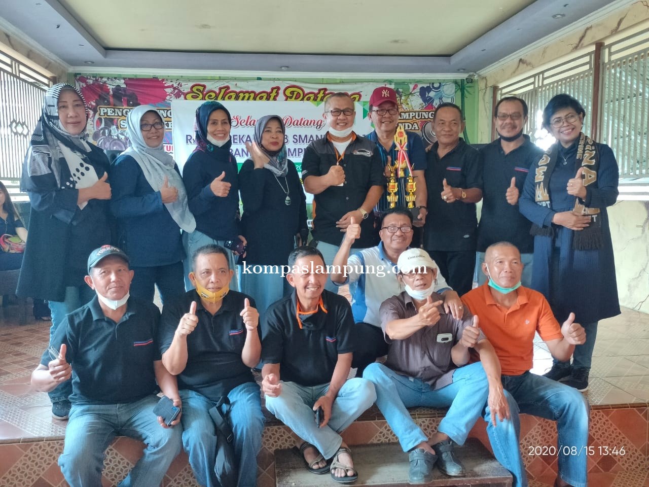 Hakim Tinggi Palembang Hadiri Reuni Akbar SMANDA Bandar Lampung Di Kota Metro