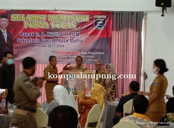 Masuki Masa Purna Tugas Sekda Walikota Metro Meminta Saling Bermaafan