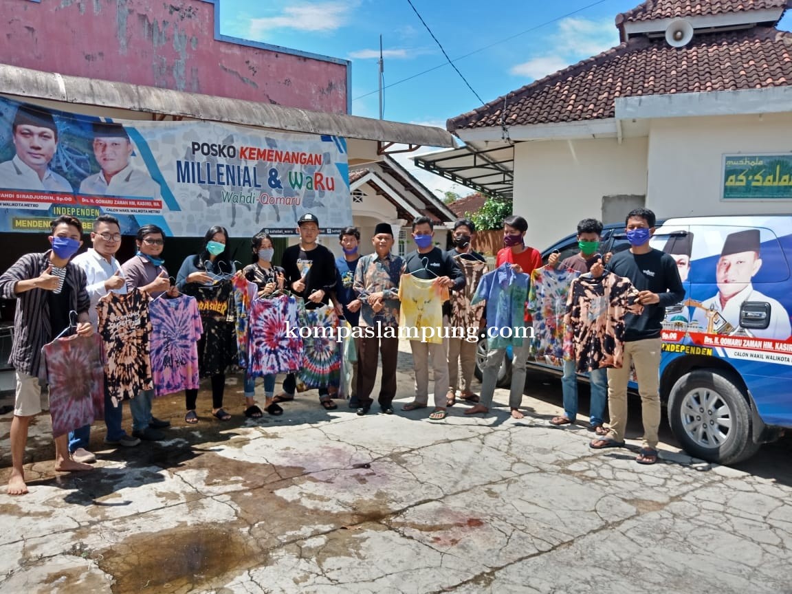 Gandeng Kaum Milenial, WaRu Memperdayakan Pengkrajin Kaos Custome Kekinian Tie Dye