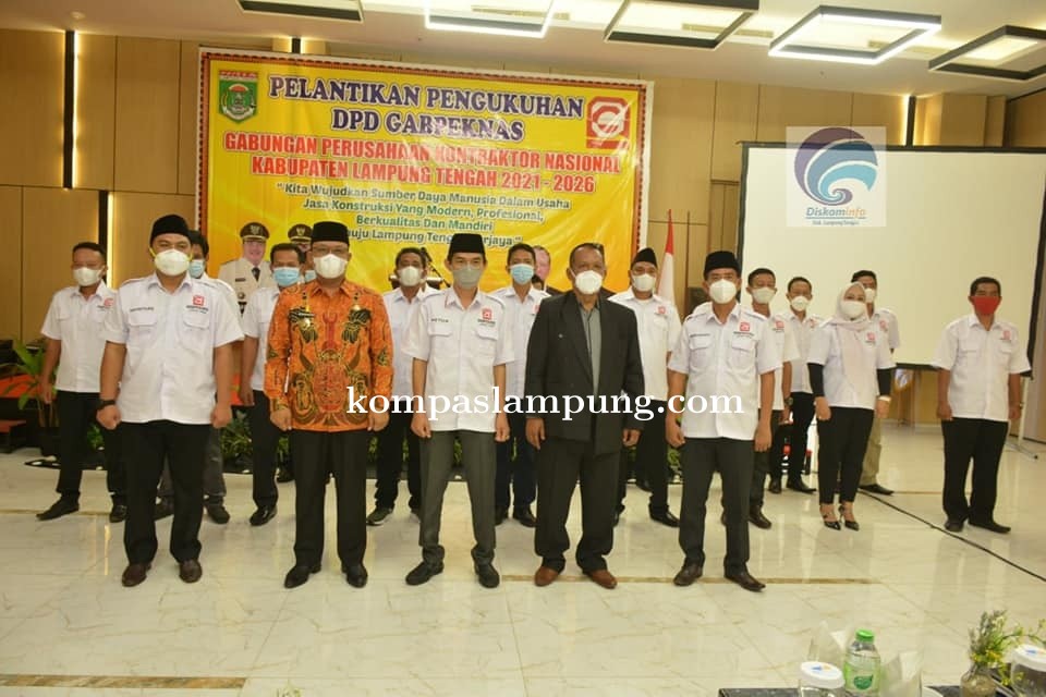 Wakil Bupati Hadiri Acara Pengukuhan DPD Gabpeknas Lamteng