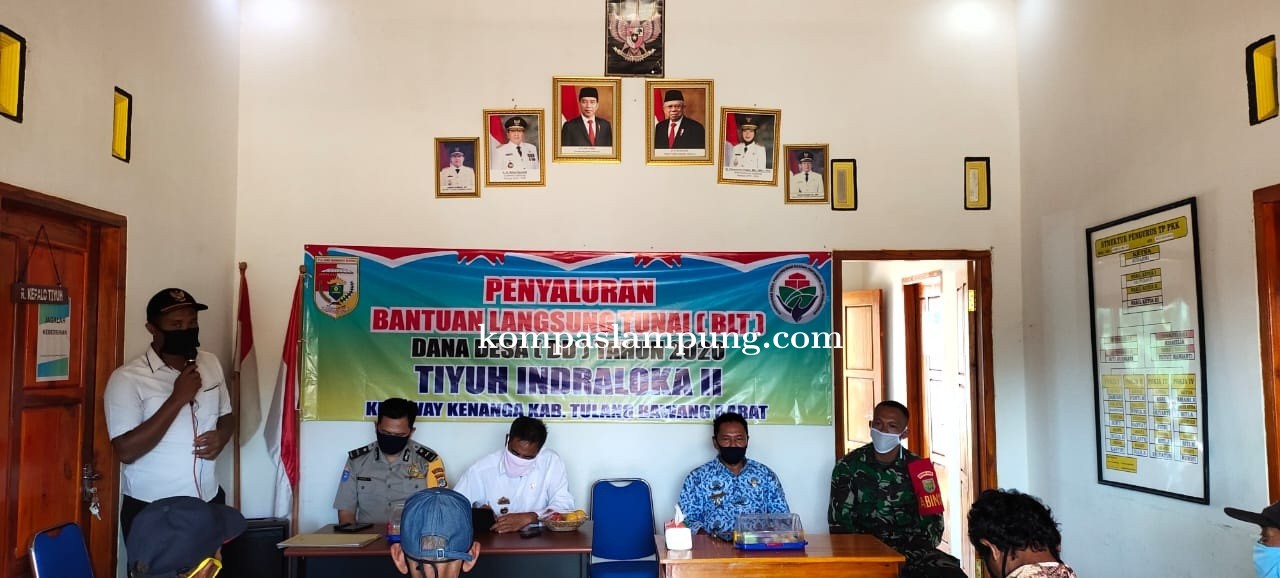 Tiyuh Indraloka II Tubaba Bagikan BLT Tahap Kedua Dan Ketiga Sekaligus 